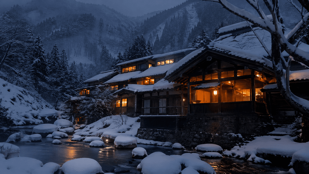 秘湯での隠密行動
