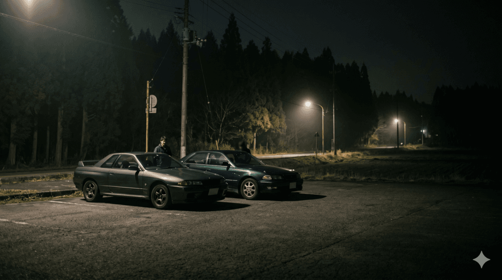 人目につかない広域農道や暗がりでの密会ドライブ