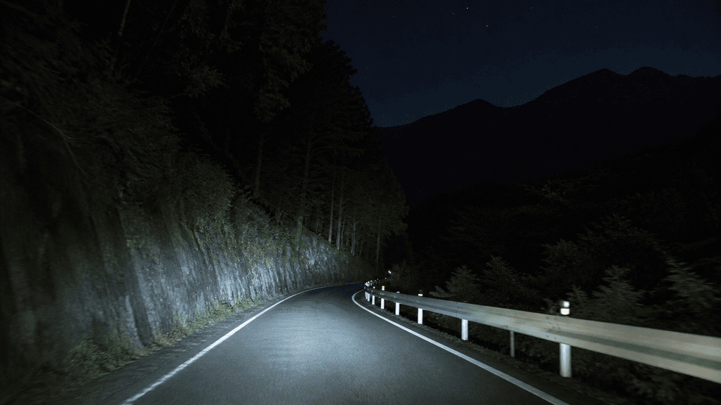 中濃エリアの夜の国道ドライブ