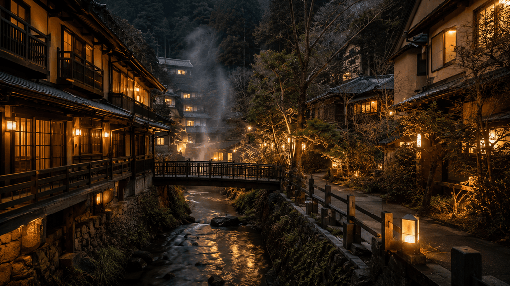熊本・黒川や山鹿の温泉街デート