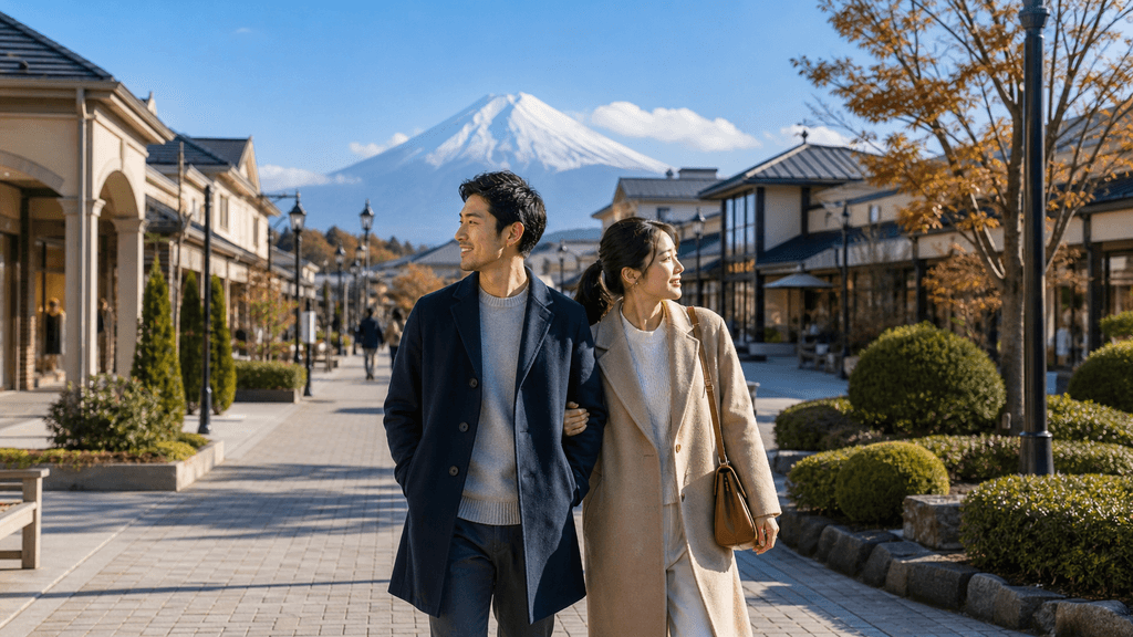 御殿場アウトレットでの大人デート