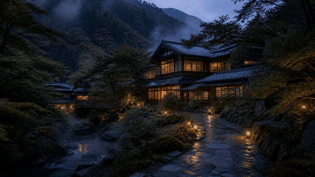 誰の目も届かない山奥の秘湯