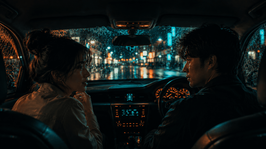 ドライブデート中の車内の会話