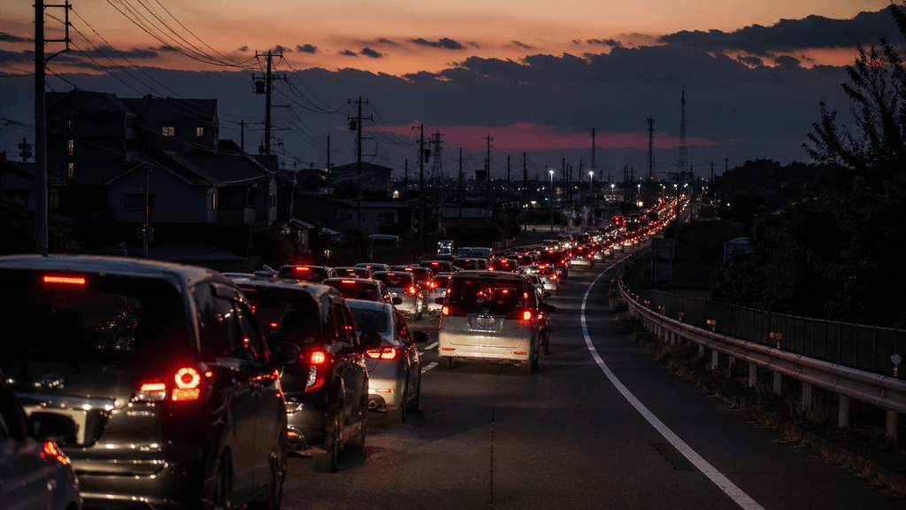 国道6号の渋滞