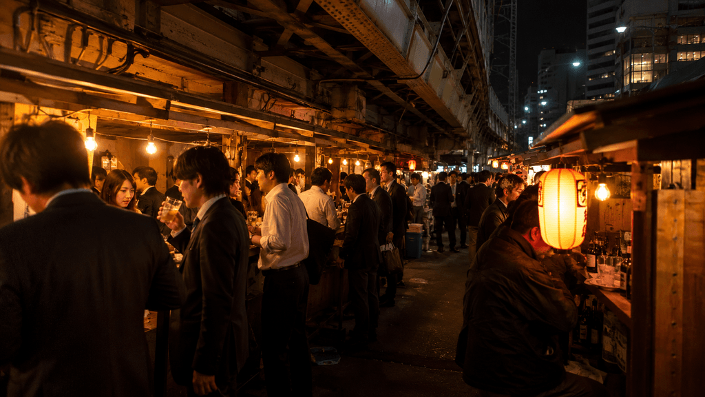 福島駅周辺の高架下にある立ち飲みバル