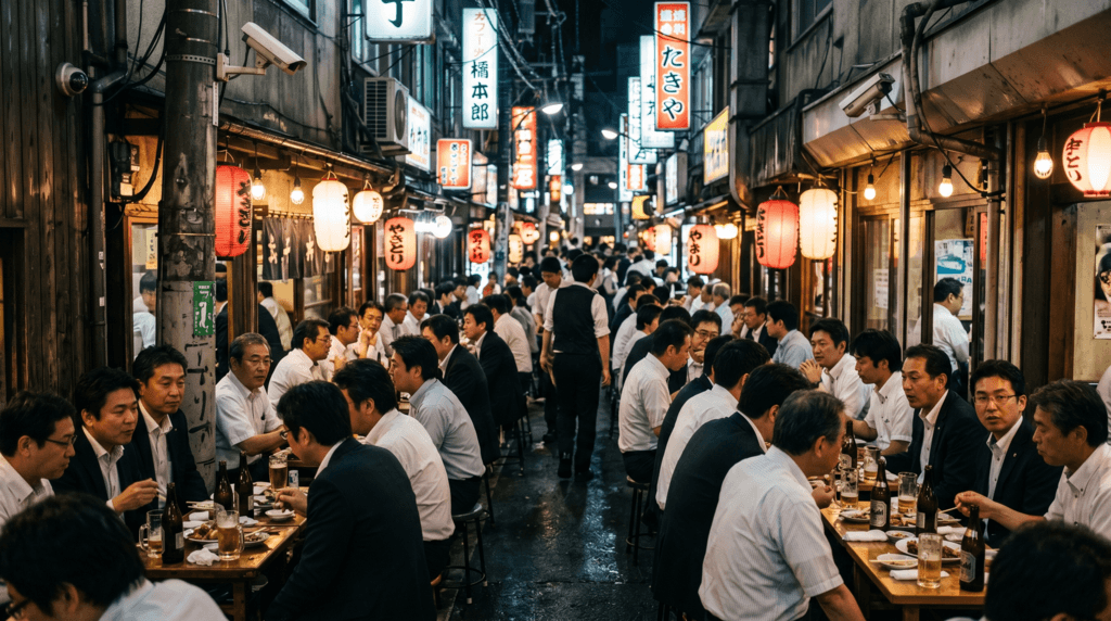 混雑した居酒屋のイメージ