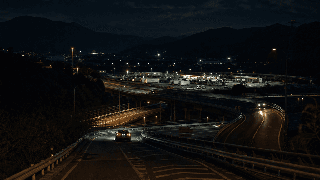 高速道路からのエスケープ