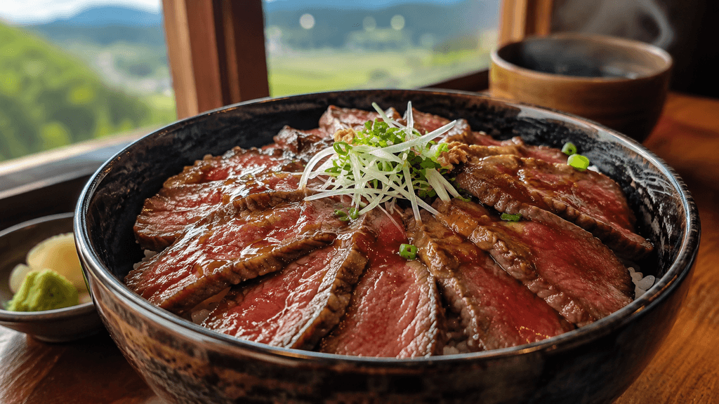 あか牛丼を目的としたドライブの誘い