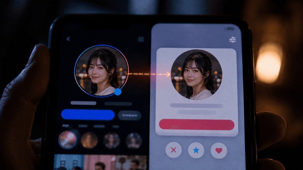 インスタの写真とアプリのプロフ写真の特定