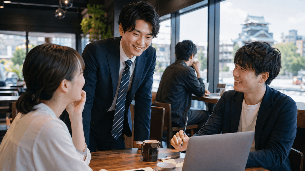 移住ビジネス層と地元民の出会い