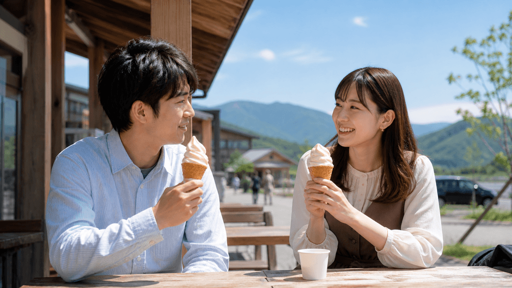 道の駅やカフェでのゆるいお出かけデート