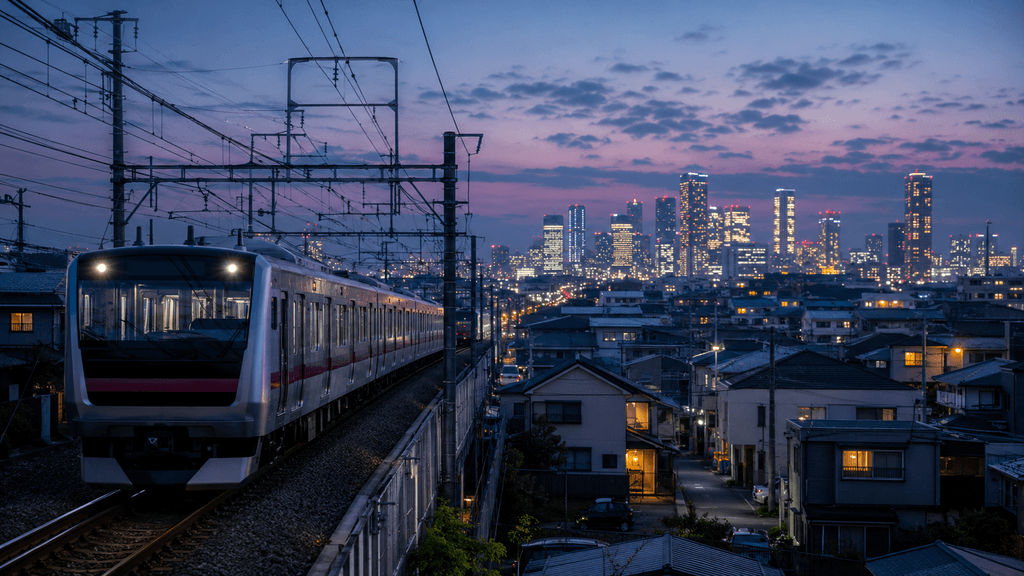 近鉄電車に乗って大阪や京都へ向かう様子
