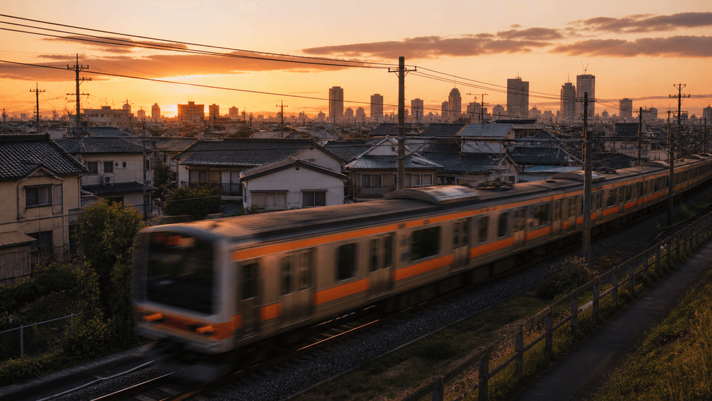 電車での越境デート