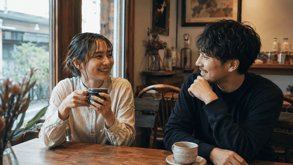 ローカルなカフェでの出会い