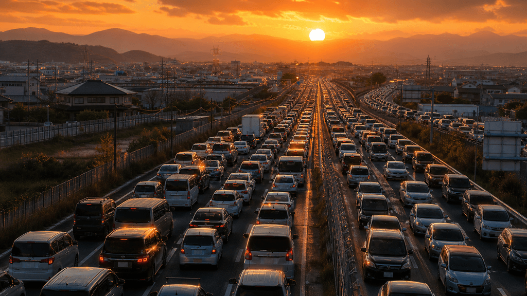 埼玉のバイパス渋滞