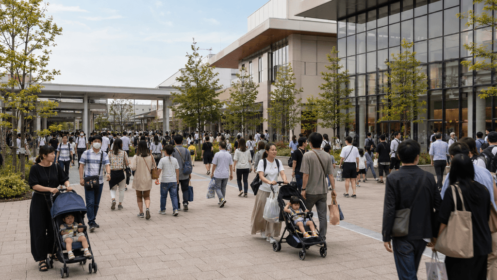 知り合いに遭遇しやすい休日の大型ショッピングモール